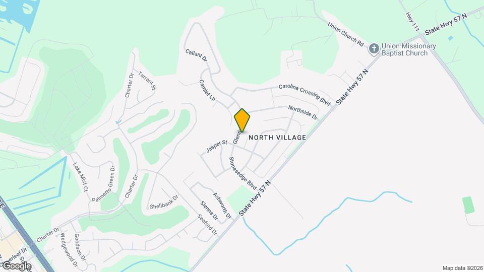 308 Glenridge Dr Map and Location Details
