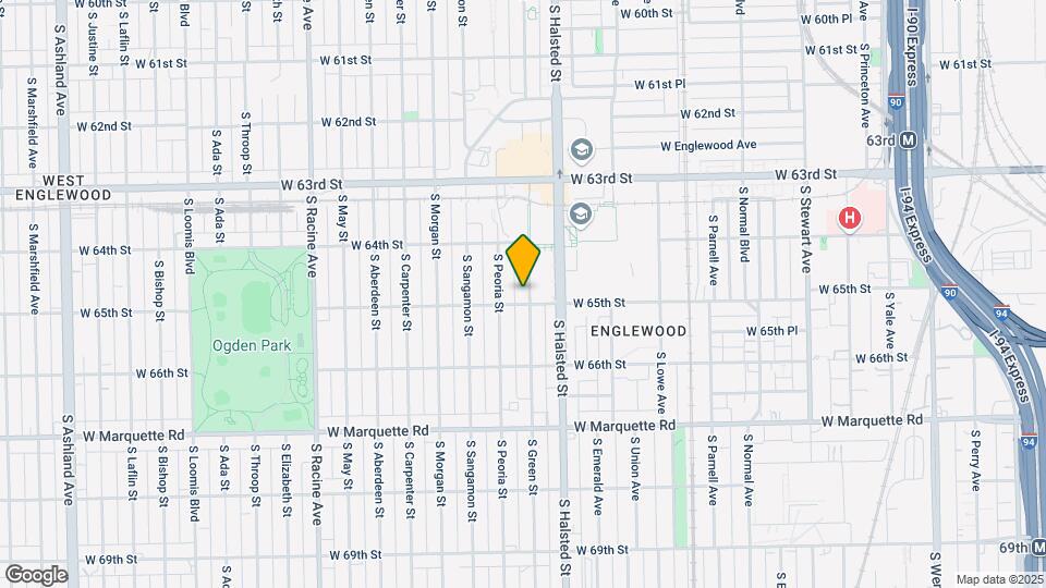 6452 S Green St Map and Location Details