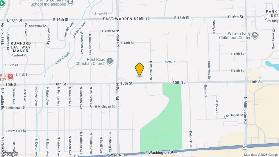 9124 E 10th St Map and Location Details