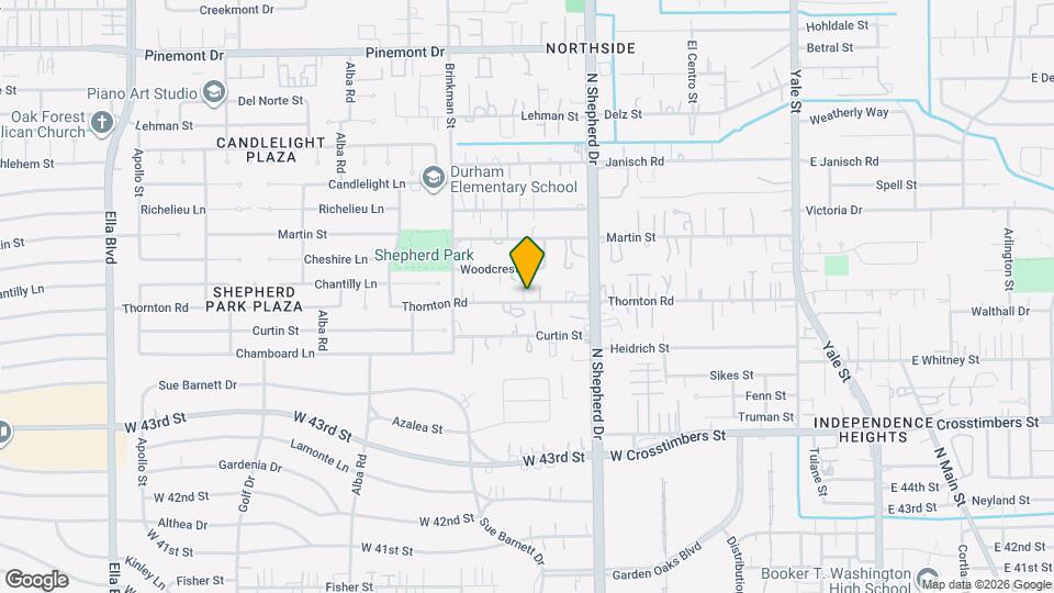 814 Thornton Rd Map and Location Details