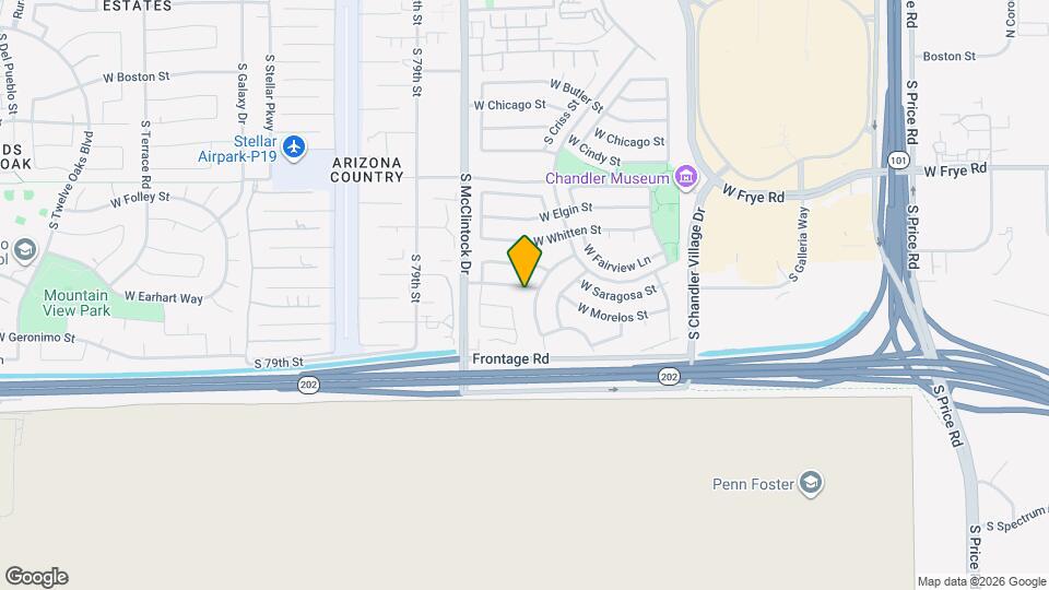 3913 W Morelos St Map and Location Details