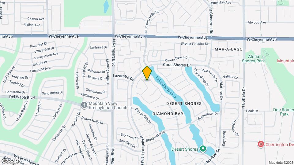 2920 Sunstone St Map and Location Details