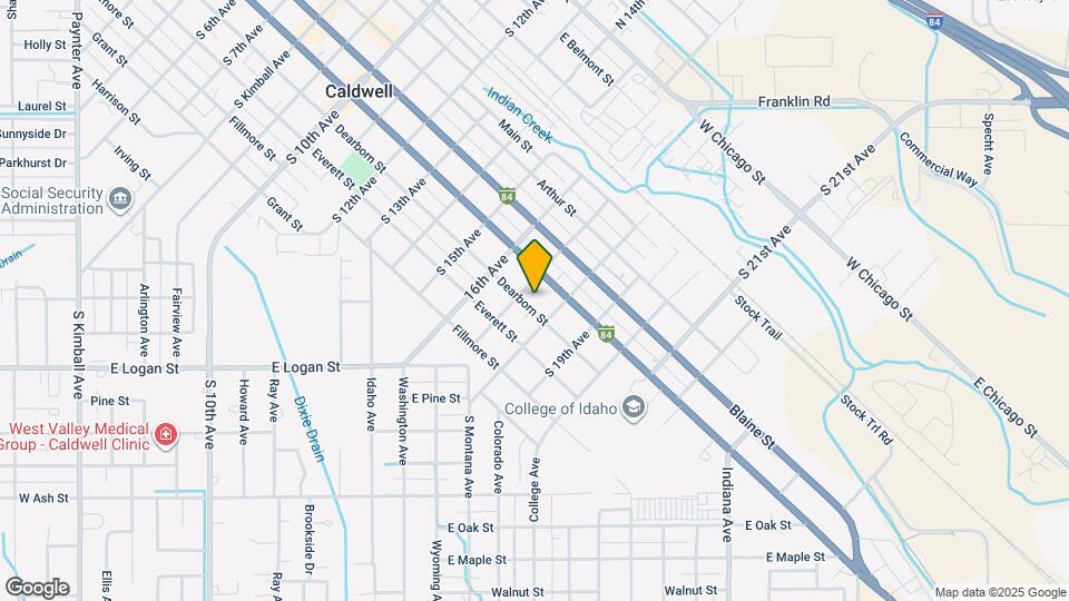 1705 Dearborn St Map and Location Details
