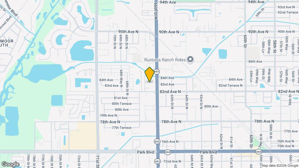 6648 83rd Ave N Map and Location Details
