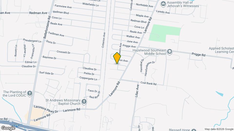 1200 Rhea Ave Map and Location Details