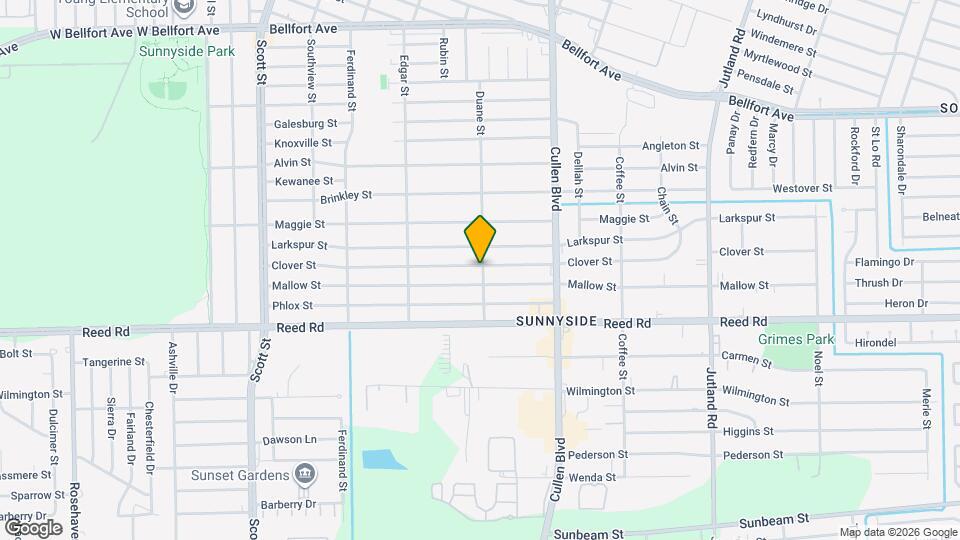 4538 Clover St Map and Location Details