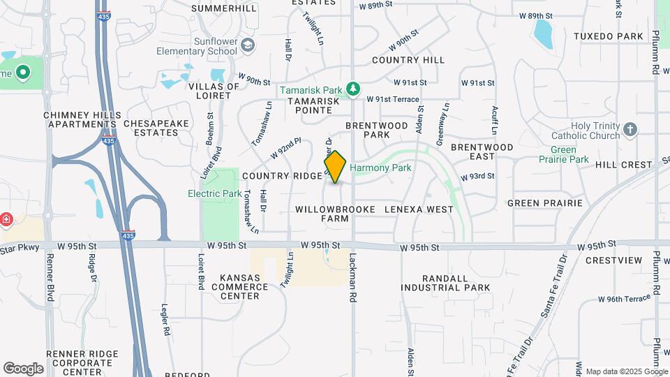 9306 Rosner Dr Map and Location Details