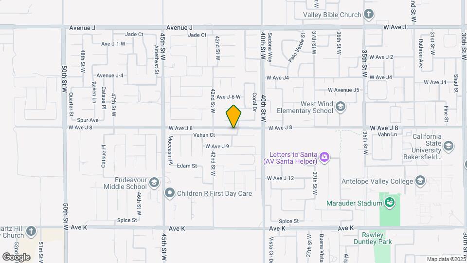 4111 Vahan Ct Map and Location Details