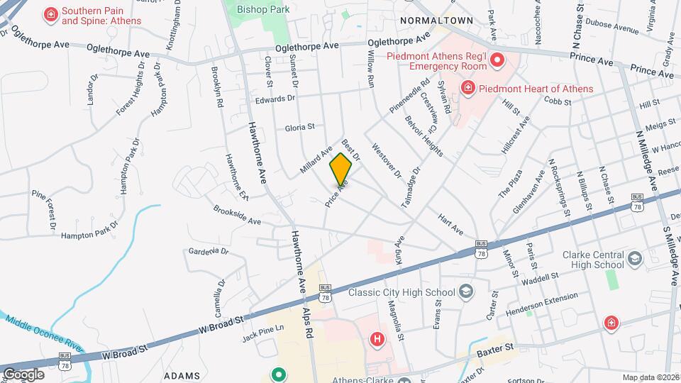 290 Sunset Dr Map and Location Details