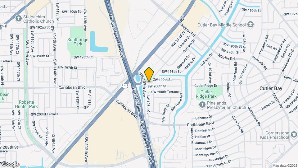 10615 SW 200th St Map and Location Details