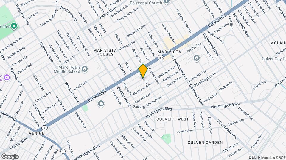 12702 Pacific Ave Map and Location Details