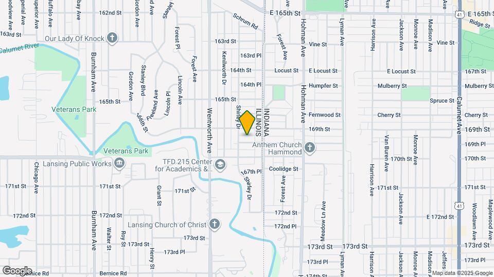 32 166th Pl Map and Location Details