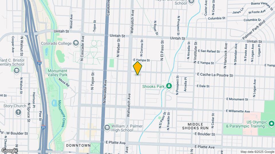 818 N Corona St Mapa y Detalles de la Ubicación