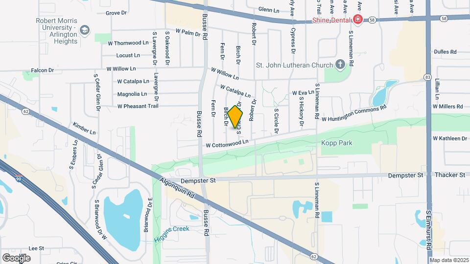 1430 S Chestnut Dr Map and Location Details