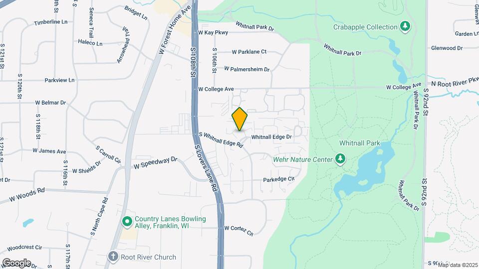 Whitnall Edge Map and Location Details