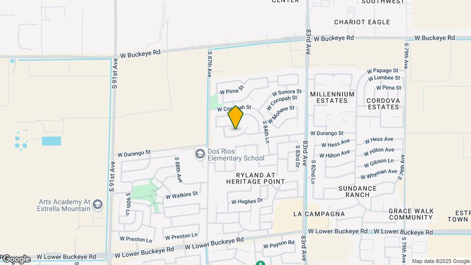 8606 W Chickasaw St Map and Location Details