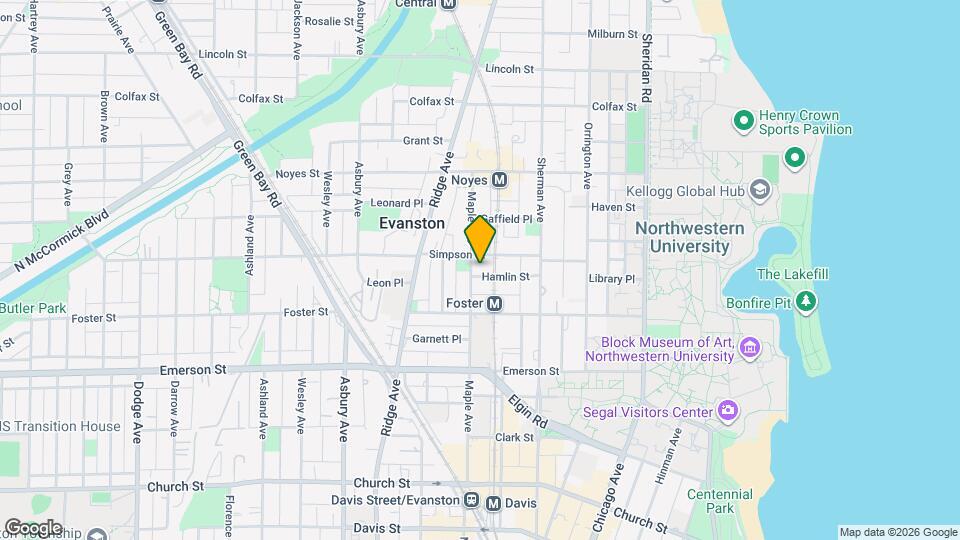 915 Hamlin St Map and Location Details