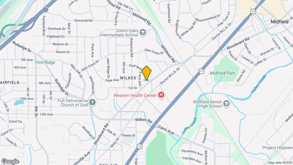 923 Woodward Rd Map and Location Details