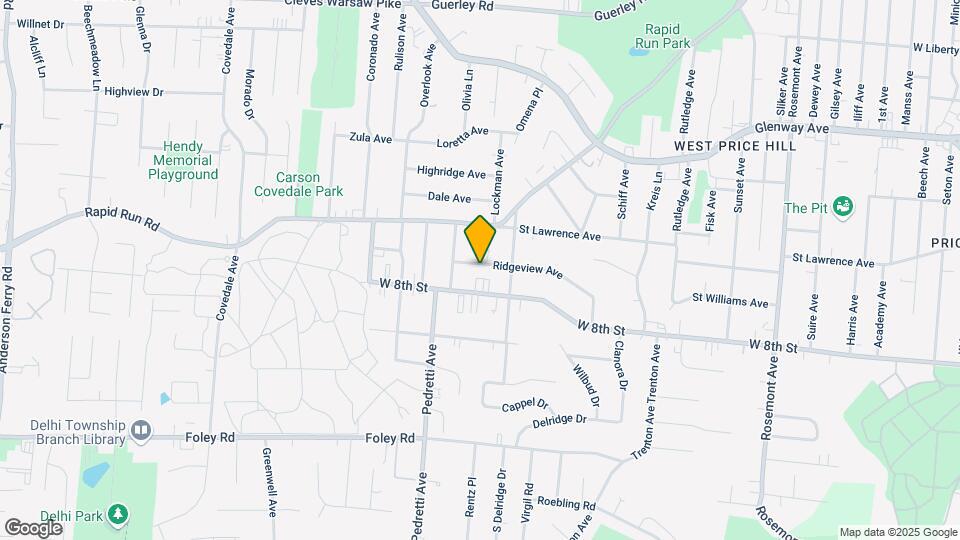 4431 Ridgeview Ave Map and Location Details