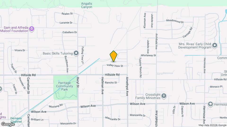 9388 Valley View St Map and Location Details