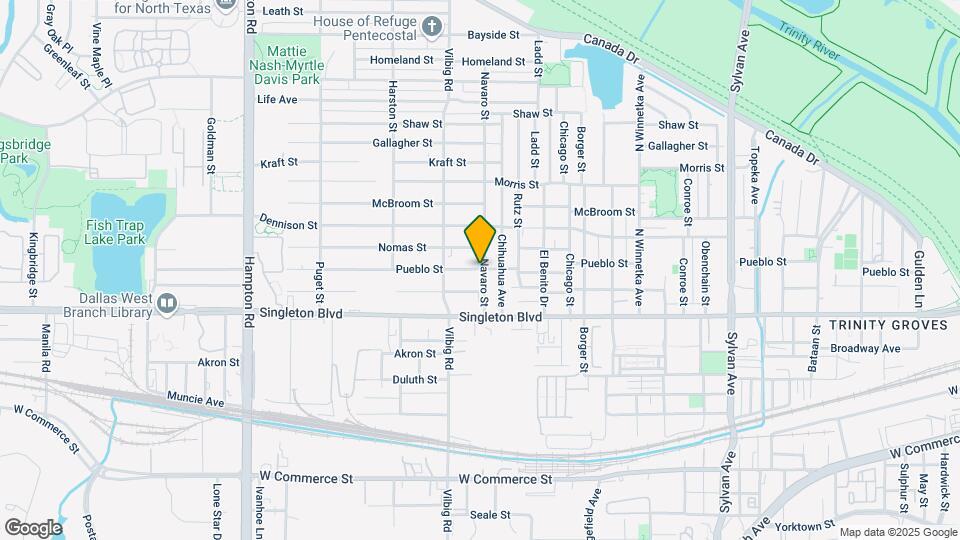 1702 Pueblo St Map and Location Details