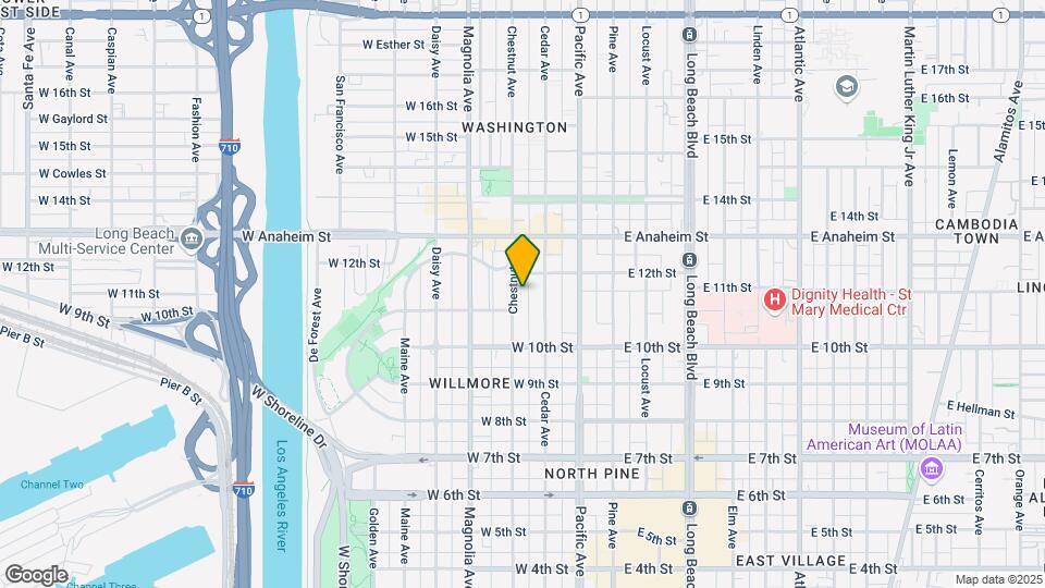 1120 CHESTNUT AV Map and Location Details