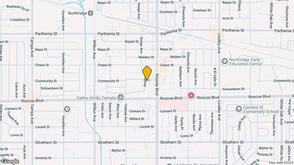 8362-8368 Amigo Ave Mapa y Detalles de la Ubicación