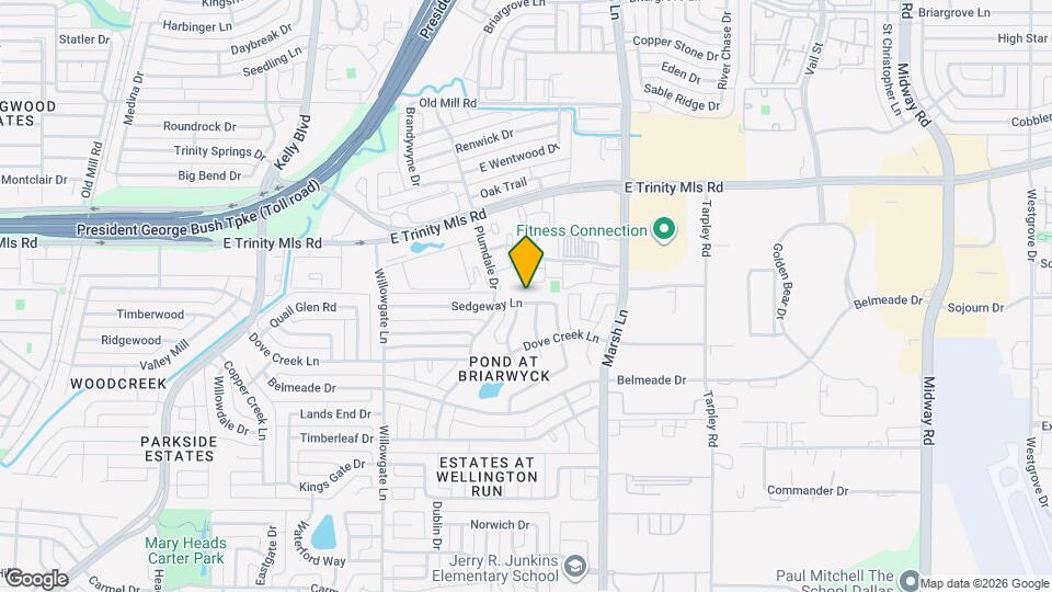 2713 Sedgeway Ln Map and Location Details
