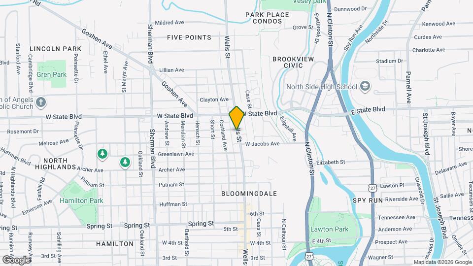 2131 N Wells St Map and Location Details