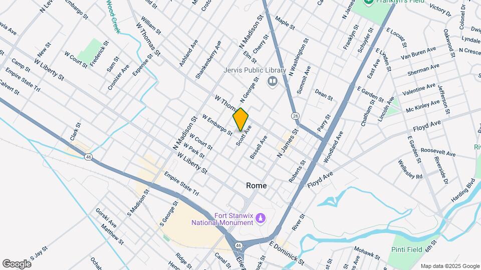206 W Embargo St Mapa y Detalles de la Ubicación