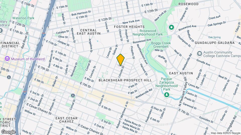 1911 Tillotson Ave Map and Location Details