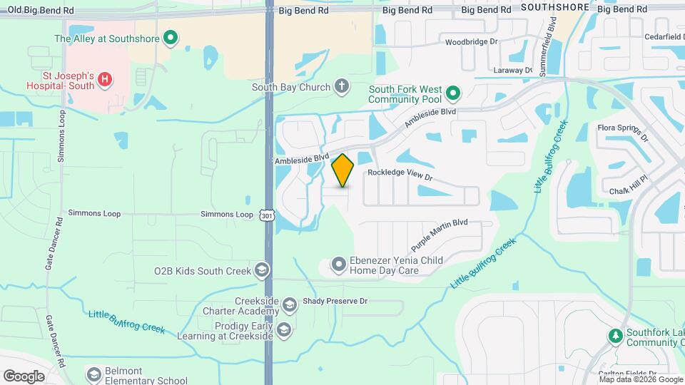 10616 Little Bend Ln Map and Location Details