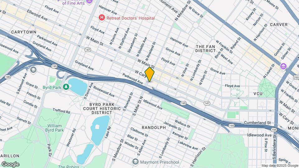 107 S Meadow St Map and Location Details