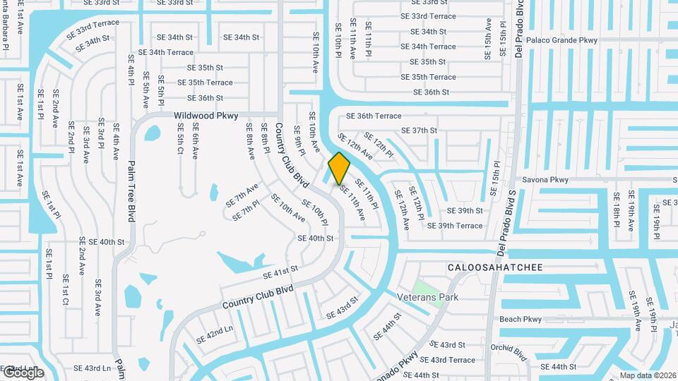 3808 SE 11th Ave Map and Location Details