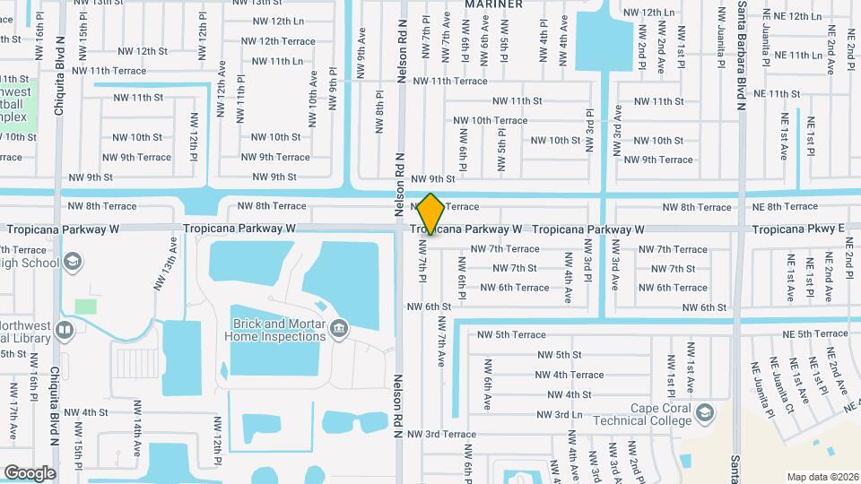 707 NW 7th Terrace Map and Location Details