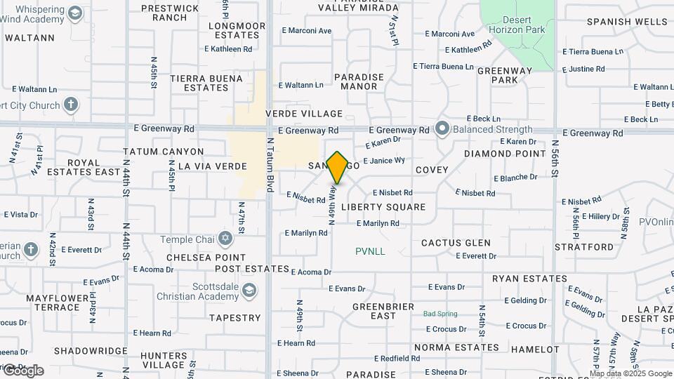 15035 N 49th Way Mapa y Detalles de la Ubicación