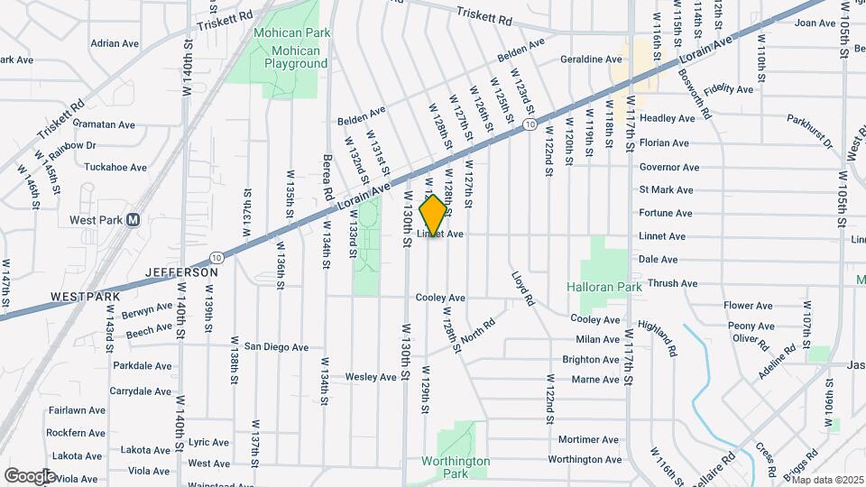 3549 W 129th St Mapa y Detalles de la Ubicación