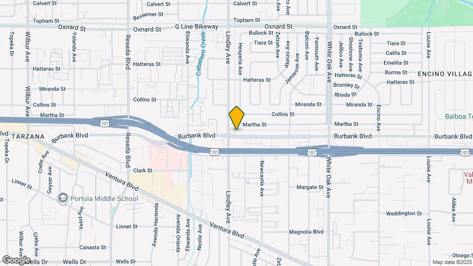 18063 Burbank Blvd Map and Location Details