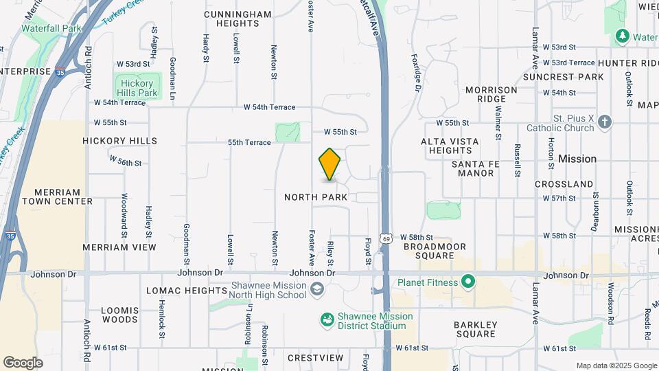 7401 W 56th Ter Map and Location Details