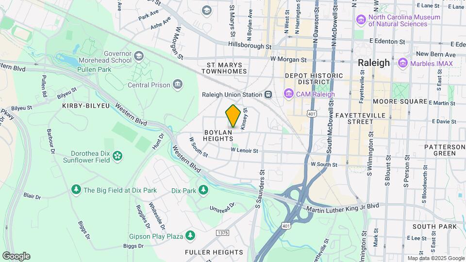 429 S Boylan Ave Map and Location Details