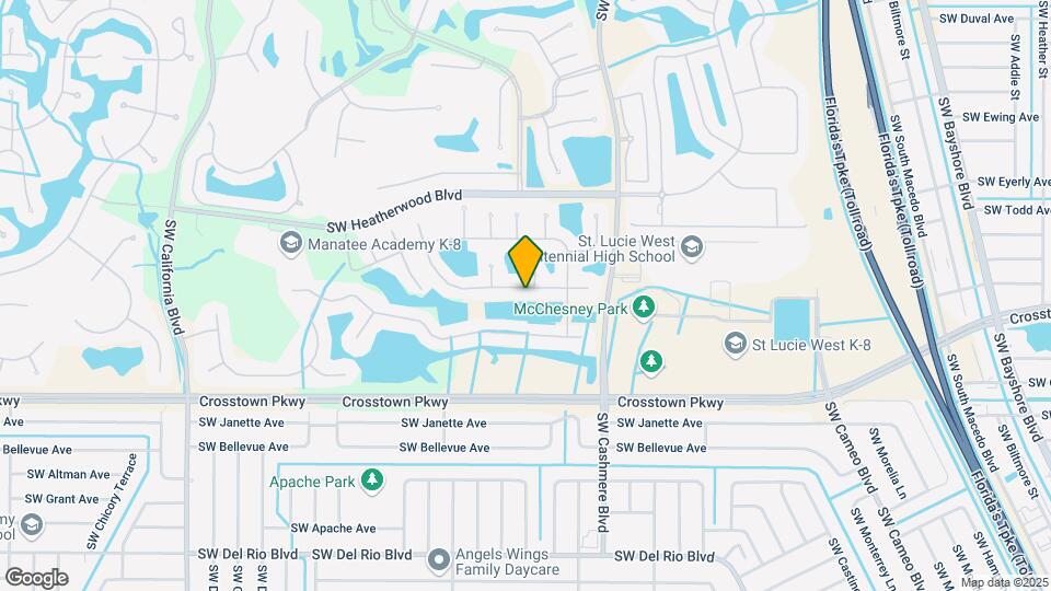 1268 SW Briarwood Dr Map and Location Details