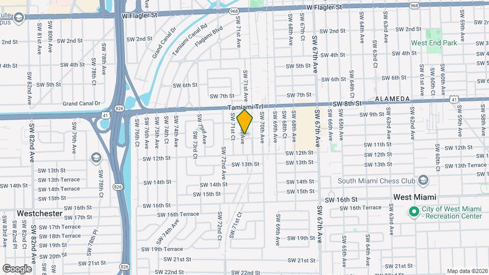 955 SW 71st Ave Map and Location Details