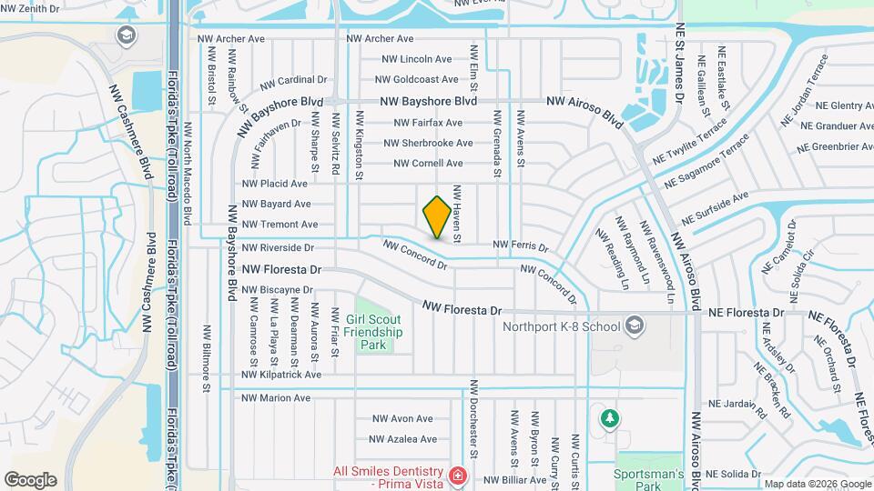 506 NW Ferris Dr Mapa y Detalles de la Ubicación