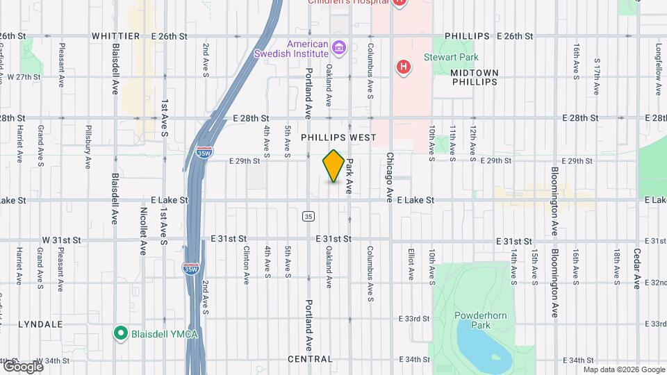 2941 Oakland Ave Map and Location Details