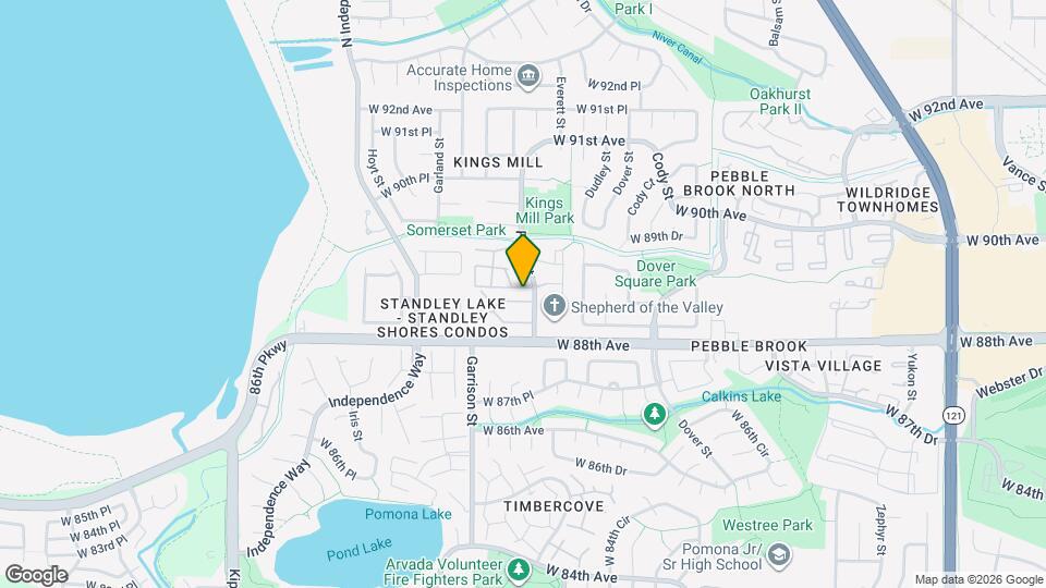 9186 W 88th Cir Map and Location Details