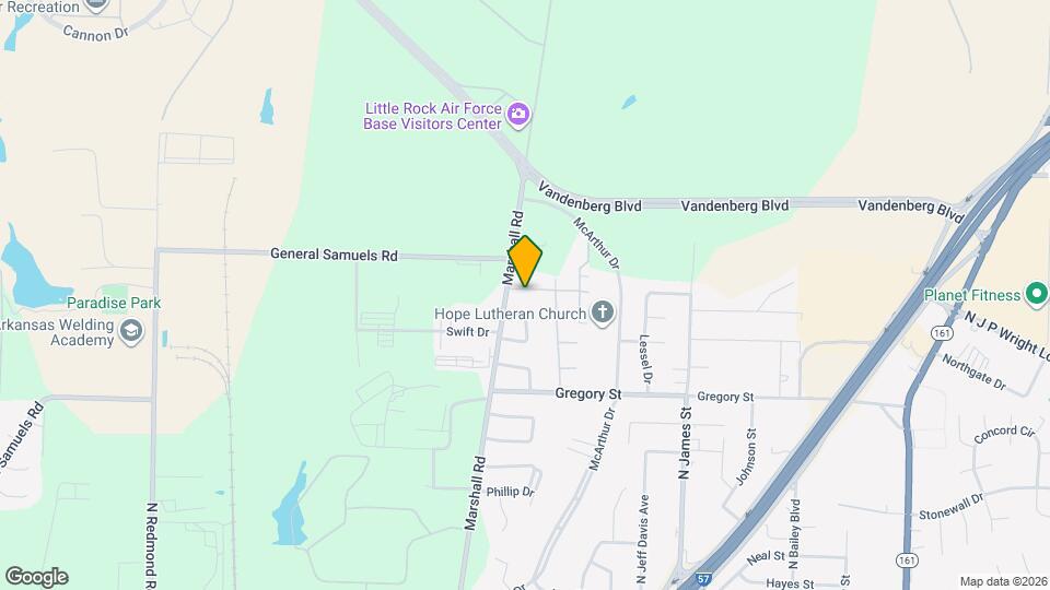 1411 Smithwick Dr Map and Location Details