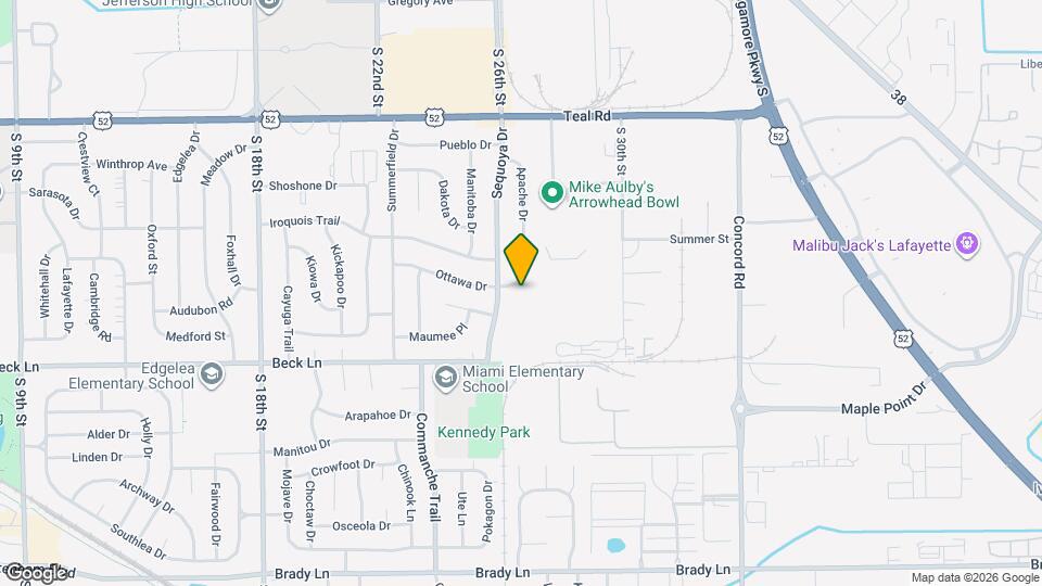 2425 Apache Dr Map and Location Details