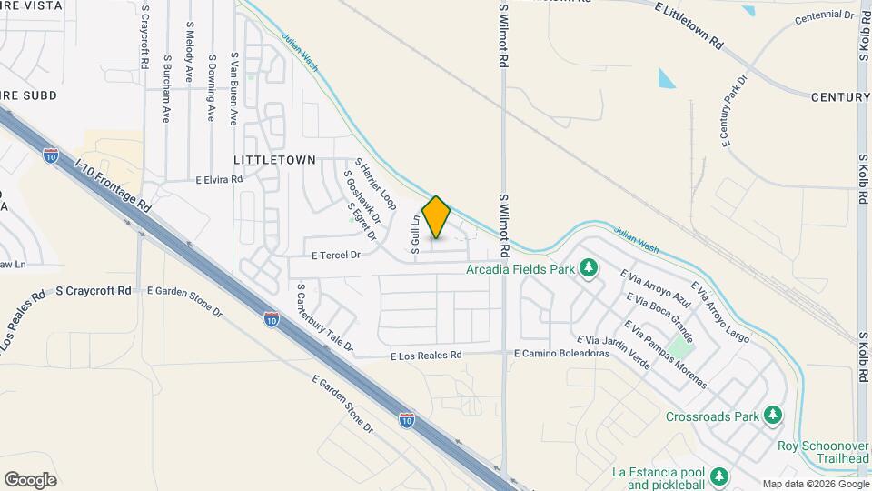 6155 E Bramble St Map and Location Details