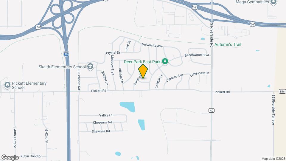 5305 Redwood Ln Mapa y Detalles de la Ubicación