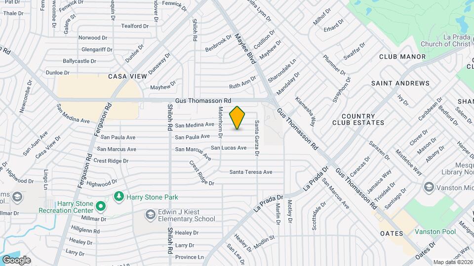 3133 San Paula Ave Map and Location Details